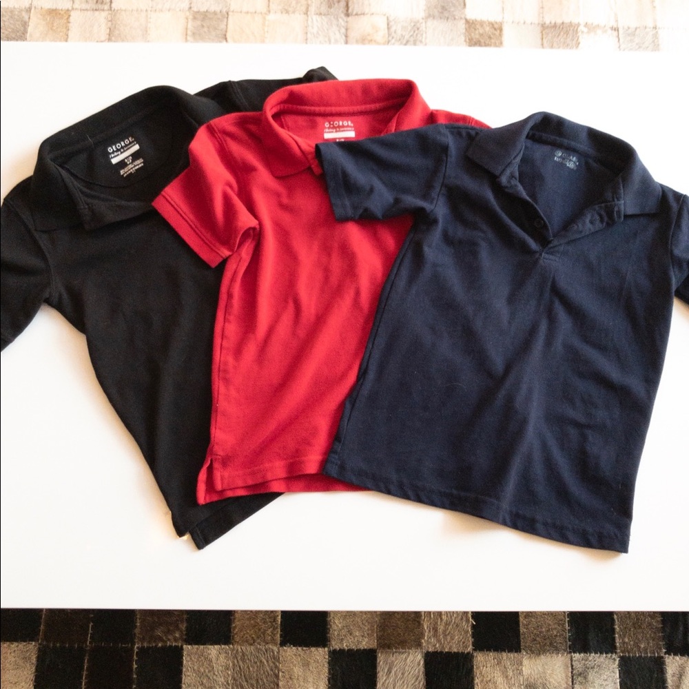 3 boys polos by George